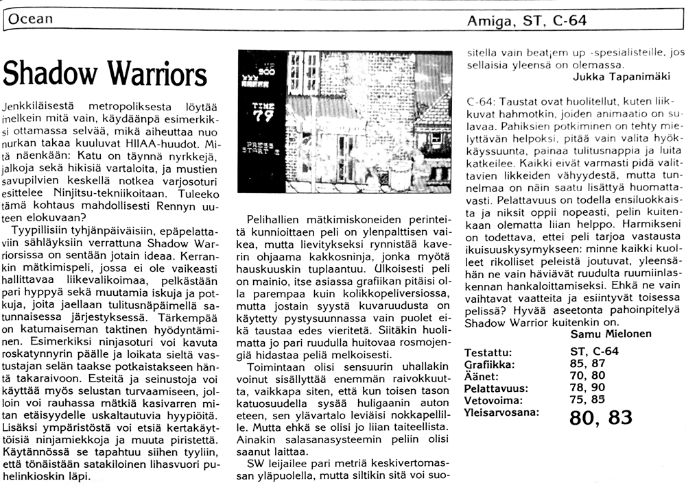 Shadow Warriors